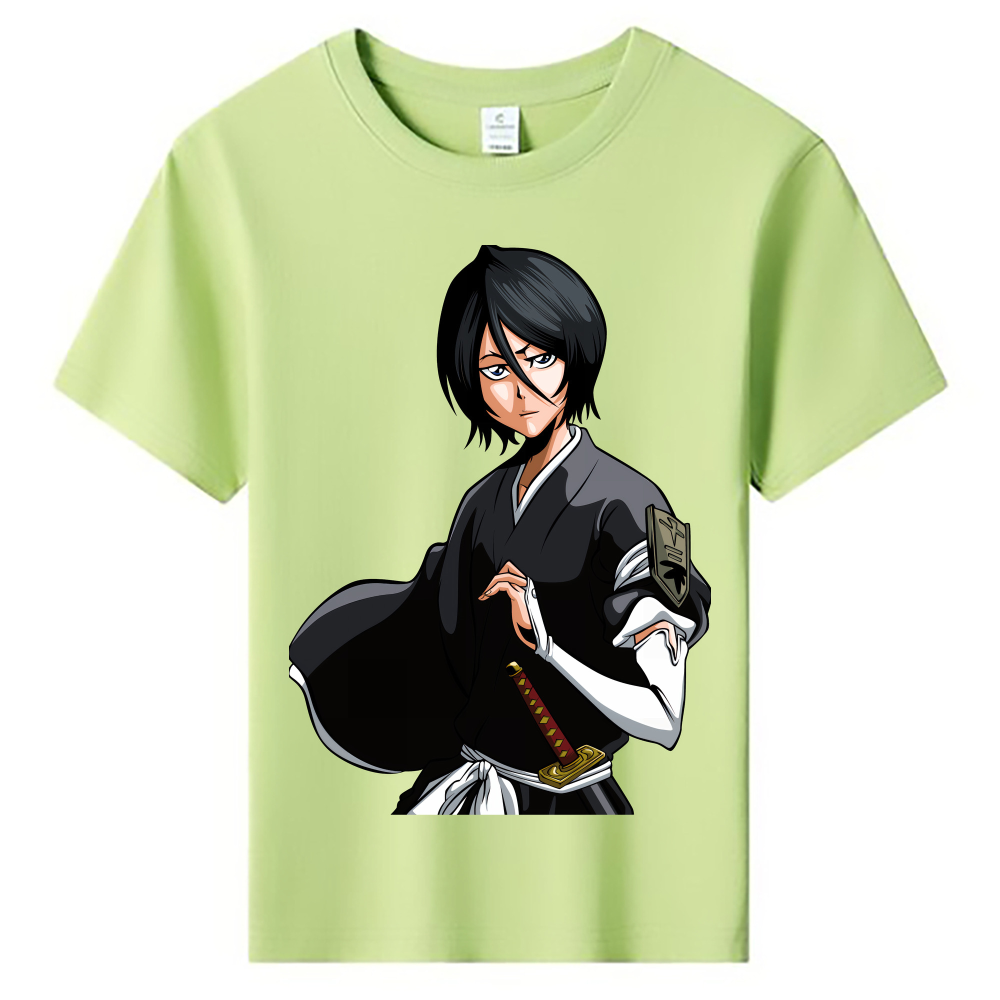 （画像用） ブリーチ 朽木ルキア BLEACH Kuchiki Rukia 綿100％キッズTシャツ（フロントプリント）